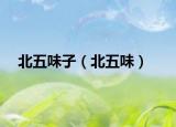北五味子（北五味）