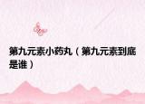 第九元素小药丸（第九元素到底是谁）