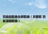 羽泉的歌曲全部歌曲（求爱歌 羽泉演唱歌曲）