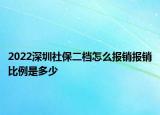 2022深圳社保二档怎么报销报销比例是多少