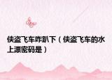 侠盗飞车咋趴下（侠盗飞车的水上漂密码是）