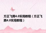 方正飞腾4.0实用教程（方正飞腾4.0实用教程）