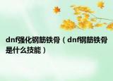 dnf强化钢筋铁骨（dnf钢筋铁骨是什么技能）