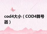 cod4大小（COD4算号器）