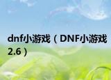 dnf小游戏（DNF小游戏2.6）