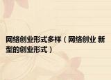 网络创业形式多样（网络创业 新型的创业形式）