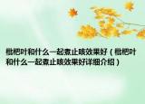 枇杷叶和什么一起煮止咳效果好（枇杷叶和什么一起煮止咳效果好详细介绍）