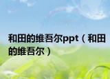 和田的维吾尔ppt（和田的维吾尔）