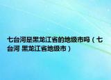 七台河是黑龙江省的地级市吗（七台河 黑龙江省地级市）