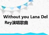 Without you Lana Del Rey演唱歌曲