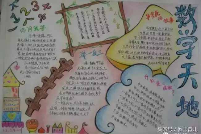 这21张趣味数学手抄报，孩子也许能用得上！老师家长收藏