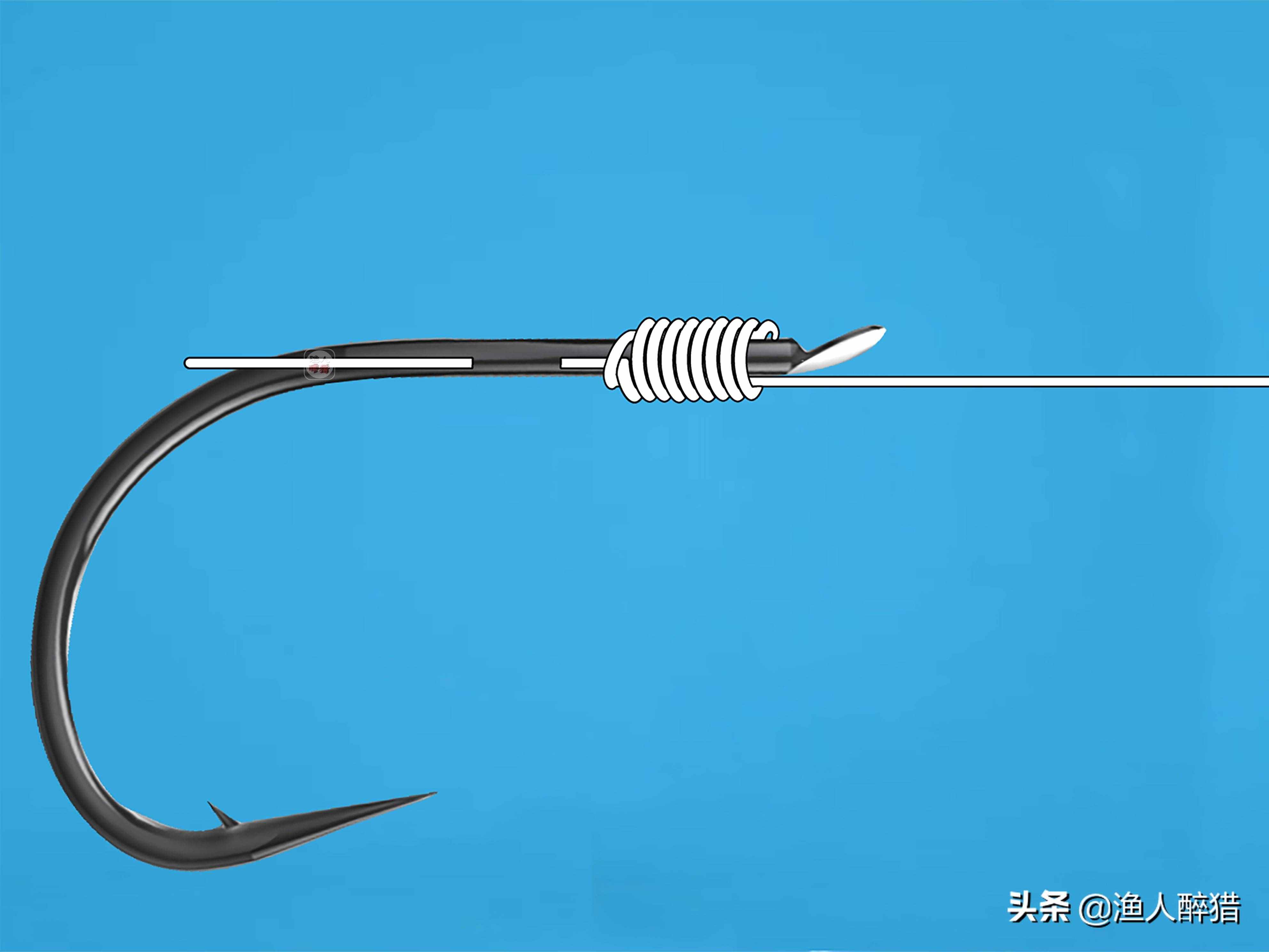 钓鱼的多种绑钩方法（1），高清图解通俗易懂
