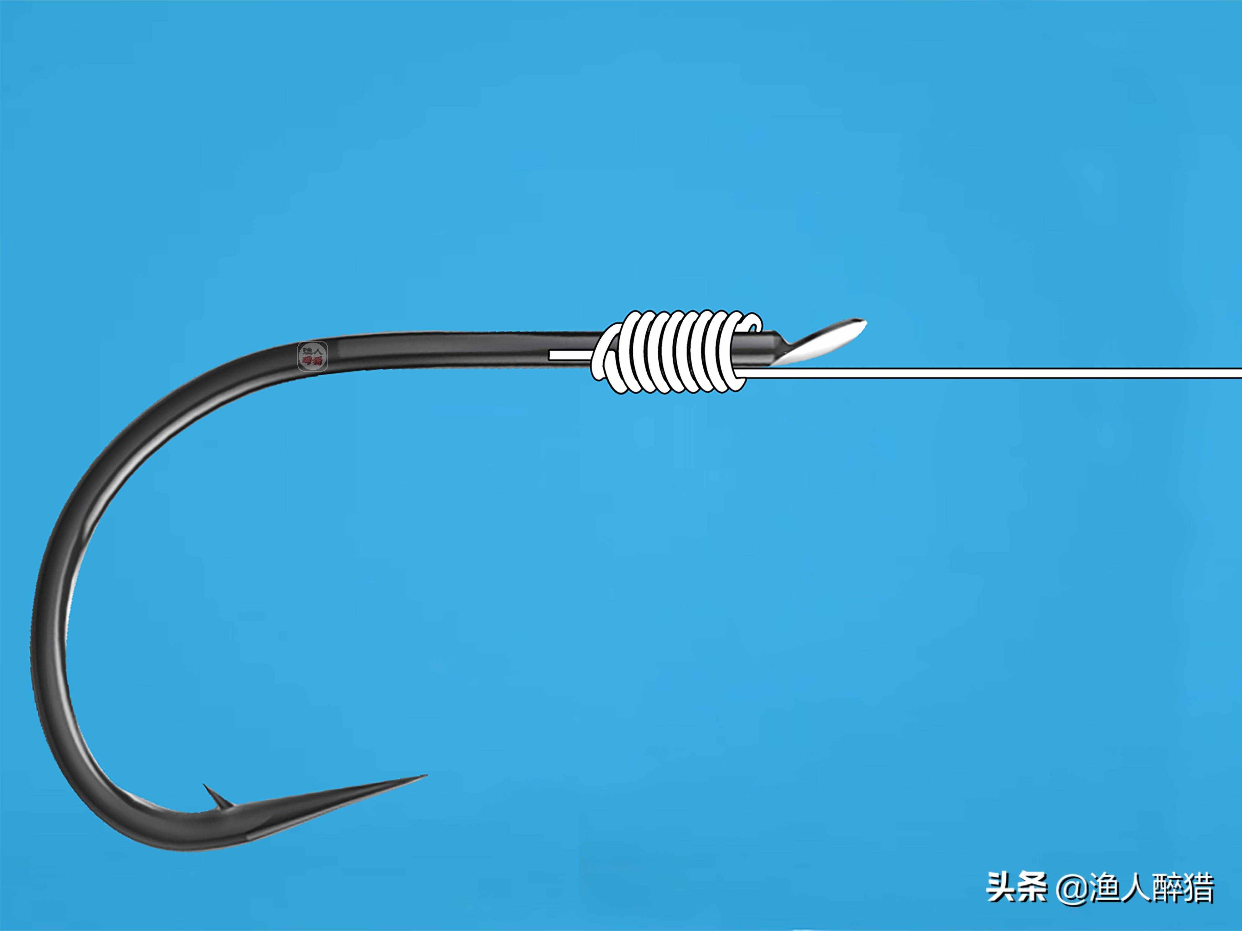 钓鱼的多种绑钩方法（1），高清图解通俗易懂