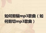 如何剪辑mp3歌曲（如何剪切mp3歌曲）