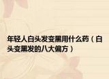 年轻人白头发变黑用什么药（白头变黑发的八大偏方）