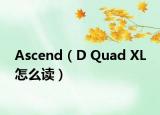 Ascend（D Quad XL 怎么读）