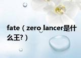 fate（zero lancer是什么王?）