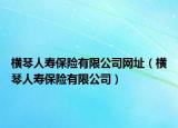 横琴人寿保险有限公司网址（横琴人寿保险有限公司）