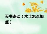 天书奇谈（术士怎么加点）