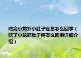 吃完小龙虾小肚子疼是怎么回事（吃了小龙虾肚子疼怎么回事详细介绍）
