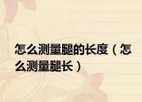 怎么测量腿的长度（怎么测量腿长）