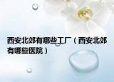 西安北郊有哪些工厂（西安北郊有哪些医院）
