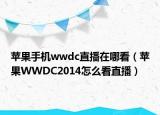 苹果手机wwdc直播在哪看（苹果WWDC2014怎么看直播）