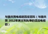 与狼共舞电视剧百度百科（与狼共舞 2012年黄文利执导的谍战电视剧）