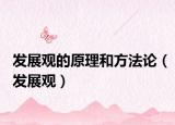 发展观的原理和方法论（发展观）