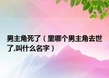 男主角死了（里哪个男主角去世了,叫什么名字）