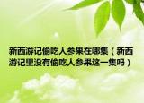 新西游记偷吃人参果在哪集（新西游记里没有偷吃人参果这一集吗）