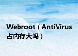 Webroot（AntiVirus 占内存大吗）