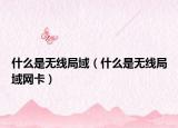 什么是无线局域（什么是无线局域网卡）