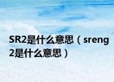 SR2是什么意思（sreng2是什么意思）