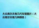 大众高尔夫有几代车型图片（大众高尔夫有几种颜色）