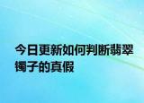今日更新如何判断翡翠镯子的真假