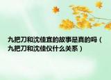 九把刀和沈佳宜的故事是真的吗（九把刀和沈佳仪什么关系）