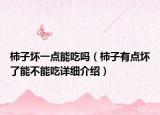 柿子坏一点能吃吗（柿子有点坏了能不能吃详细介绍）