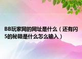 BB玩家网的网址是什么（还有闪5的秘籍是什么怎么输入）