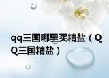 qq三国哪里买精盐（QQ三国精盐）