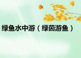 绿鱼水中游（绿茵游鱼）