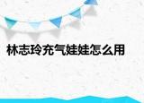 林志玲充气娃娃怎么用