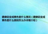 健康码变成黄色是什么情况（健康码变成黄色是什么原因怎么办详细介绍）