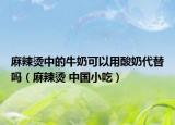 麻辣烫中的牛奶可以用酸奶代替吗（麻辣烫 中国小吃）