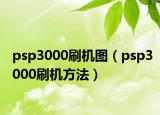 psp3000刷机图（psp3000刷机方法）
