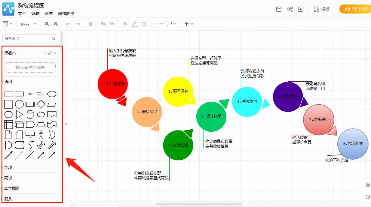 简单几个方法就能制作出高级流程图，大神都在用，你不会多可惜啊