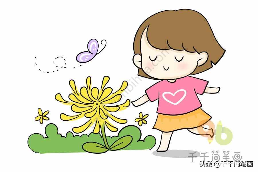 秋天主题简笔画，拿起画笔一起来画秋天
