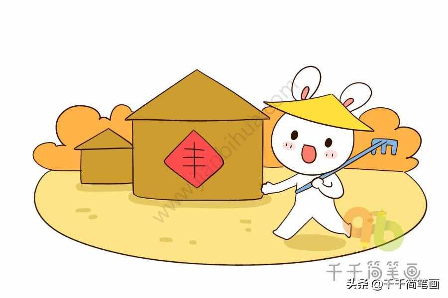 秋天主题简笔画，拿起画笔一起来画秋天