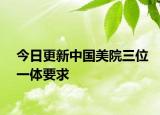 今日更新中国美院三位一体要求