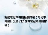 好的笔记本电脑品牌排名（笔记本电脑什么牌子好 世界笔记本电脑排名）